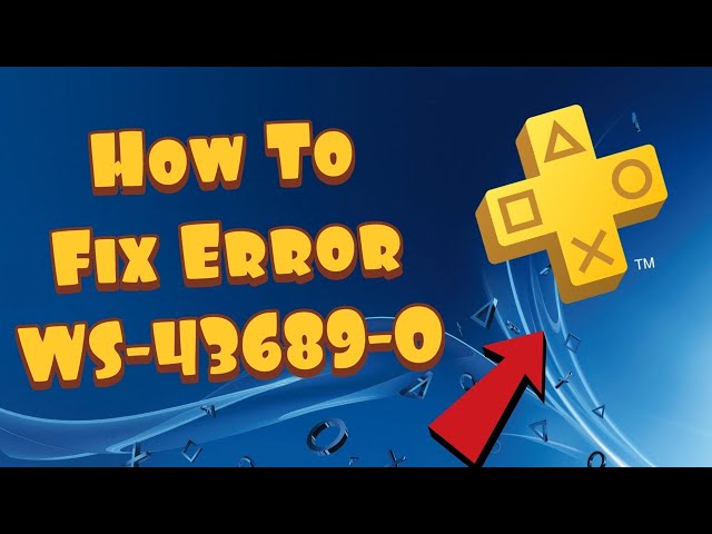 Error Code WS-43689-0