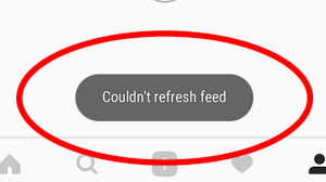 Instagram Couldn't Refresh Feed